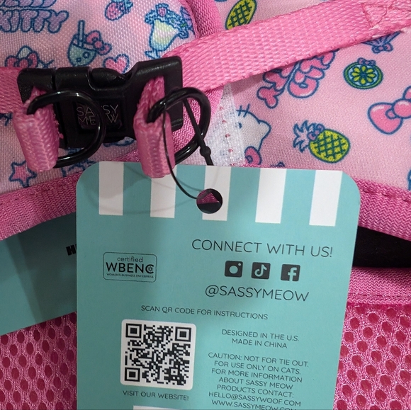 Hello Kitty harnest, belled collar and leash - Picture 8 of 9
